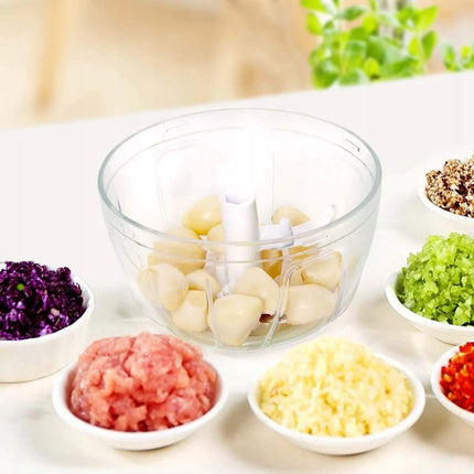 Manual Hand ChopperDescription
Multi-functional Manual Food Chopper Processor Perfect for Busy Kitchens and be ideal 
 
for "at-home" chefs.
 
Manual Food Chopper Features
 
A lid with