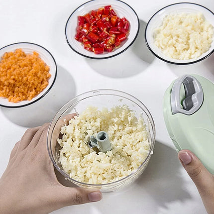 Manual Hand ChopperDescription
Multi-functional Manual Food Chopper Processor Perfect for Busy Kitchens and be ideal 
 
for "at-home" chefs.
 
Manual Food Chopper Features
 
A lid with