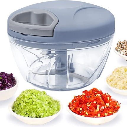 Manual Hand ChopperDescription
Multi-functional Manual Food Chopper Processor Perfect for Busy Kitchens and be ideal 
 
for "at-home" chefs.
 
Manual Food Chopper Features
 
A lid with