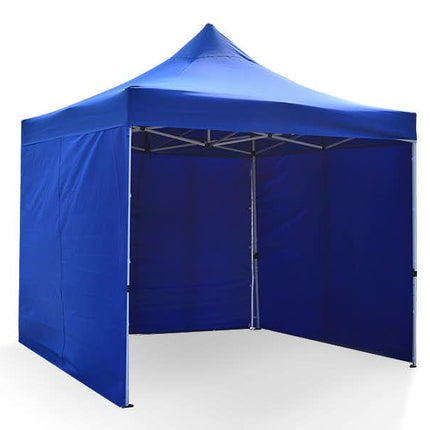 Gazebo Marquee with side covers 3X3M Pop up Blue and RedBlue Pop Up Marquee Gazebo with effective UV and water repellent treatments provides a lovely ground and canopy coverage.
Features extra thick and quick-to-erect alu