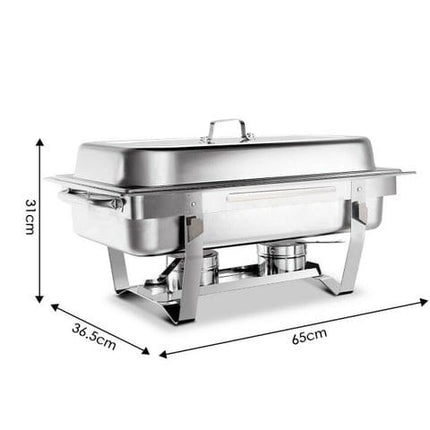 Stainless Steel Chafing Dishes, 11 Liters