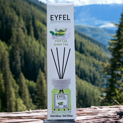 EYFEL REED DIFFUSER –120ml EYFEL home fragrance home diffuser available in 3 different sense
 
Eyfel Ocean
Transform your home into a seaside paradise with our Eyfel Ocean Reed Diffuser! Made
