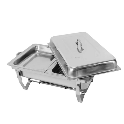 Chafing Dishes 11LitersBrand new!!!
Chafing Dish Set Food Warmer Buffet  Catering Stainless Steel
Available in single, double, triple
 Included: 
Dish 
Dish Stand 
Heating bowl capacity to