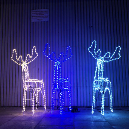 LED Reindeer Christmas Decoration Moving Head (small 90cm)