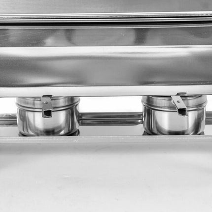 Chafing Dishes 11LitersBrand new!!!
Chafing Dish Set Food Warmer Buffet  Catering Stainless Steel
Available in single, double, triple
 Included: 
Dish 
Dish Stand 
Heating bowl capacity to