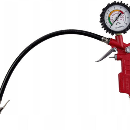 5PC Spray Gun Air Tools KitThe tire inflation gun is used to fill tubes and tires equipped with a valve with compressed air. The gun is equipped with a pressure gauge that allows you to contro