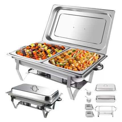Stainless Steel Chafing Dishes, 11 Liters