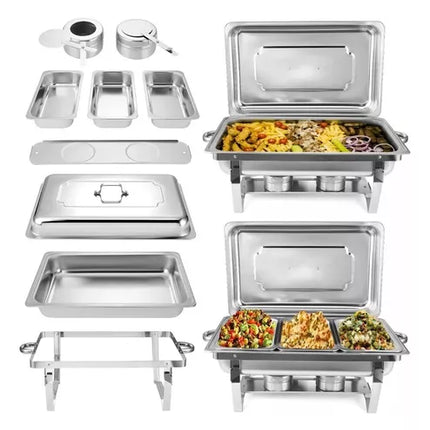Stainless Steel Chafing Dishes, 11 Liters