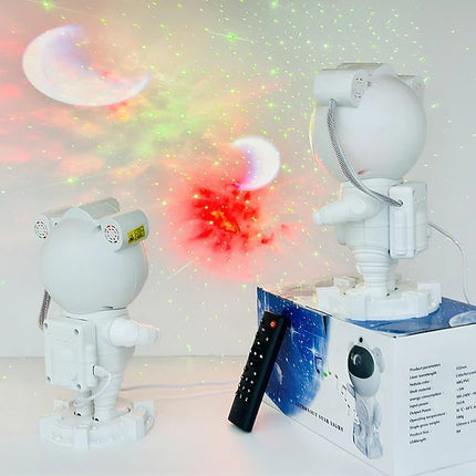 Astronaut Night Light Projector with Music
Upgraded Portable and Rechargeable Astronaut Galaxy Projector Speaker with non-detachable Base, can connect your phone to play music
The head and arm of the starlig