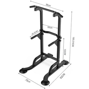 Pull Up Bar Fitness TrainingHeavy-duty metal frame, main support widened, splayed anti eversion base, which ensures stability and durability. Multi gear regulation, could adjust the height as y