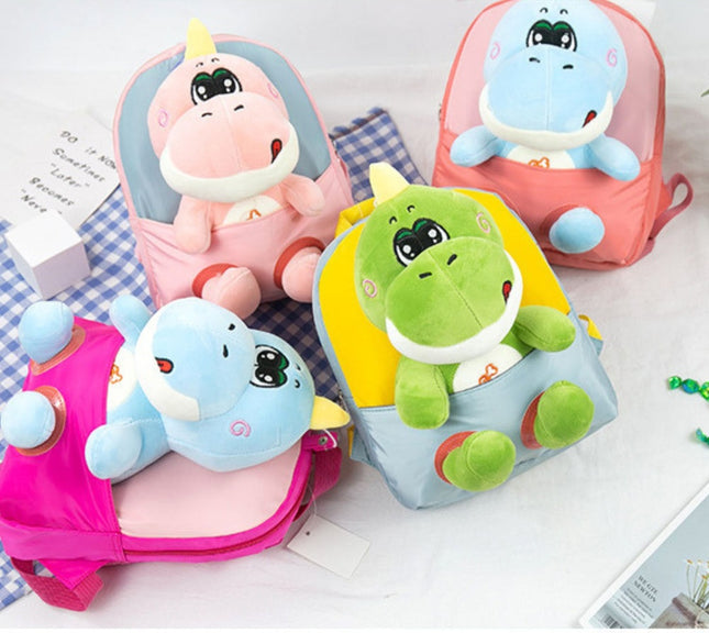 Children's backpacks with stuffed animalsIntroducing these fun children's backpacks with stuffed animals. The ideal gift for any child. The backpack has two compartments on the inside so they can keep their