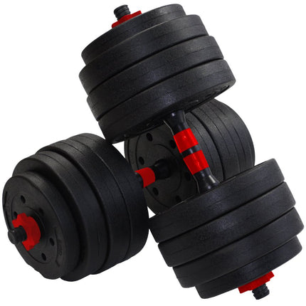 40KG Adjustable Dumbbell and Barbell Set