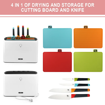 Smart Chopping Board and Kinfe Set