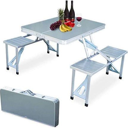 Camping table 4-seat foldable, for picnics