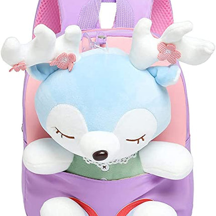 Children's backpacks with stuffed animalsIntroducing these fun children's backpacks with stuffed animals. The ideal gift for any child. The backpack has two compartments on the inside so they can keep their