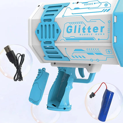 76 hole Bubble Machine Gun 
Description:
The bubble machine has 76  bubble holes, a powerful motor can produce many bubbles in seconds.
Bubble Maker is a fun and interactive toy to keep kids 
