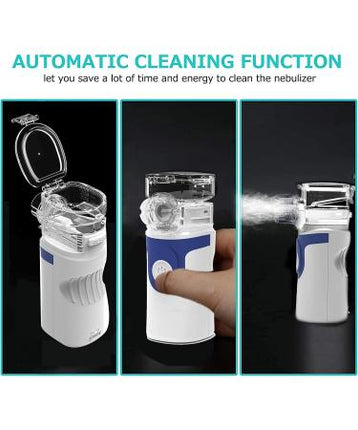 Portable Nebuliser MachinePortable Nebuliser Machine
The portable mesh inhalation nebulizer produces small aerosol particles that are smaller than 3.7m, which can help you and your child abso