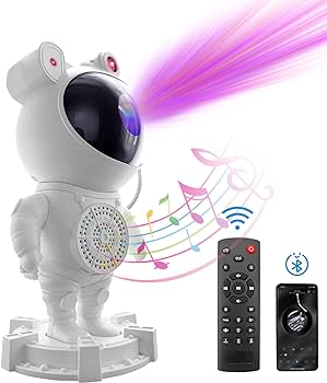 Astronaut Night Light Projector with Music