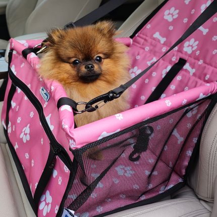 Pet Car Booster Seat Travel Carrier Cage