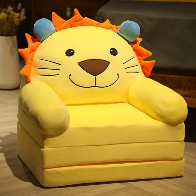 Foldable Cartoon Children's Sofa 2-in-1