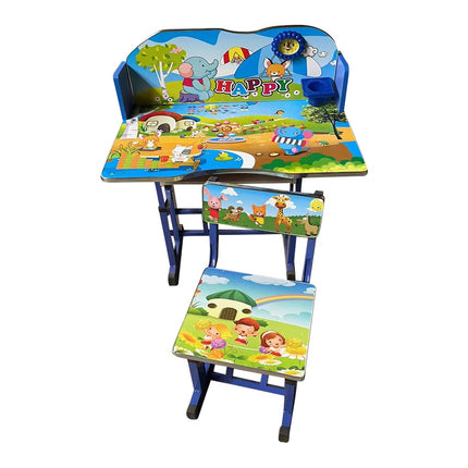 Adjustable desk and chair set for kids