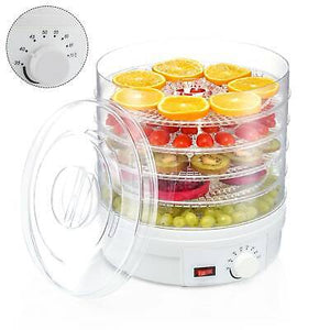 Food DehydratorThis 5-Layer Portable Electric Food Fruit Dehydrator Machine with Adjustable Thermostat provides a convenient and effective way to preserve various types of food. He