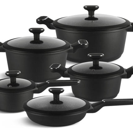 10-piece Luxury Cookware Set Aluminum