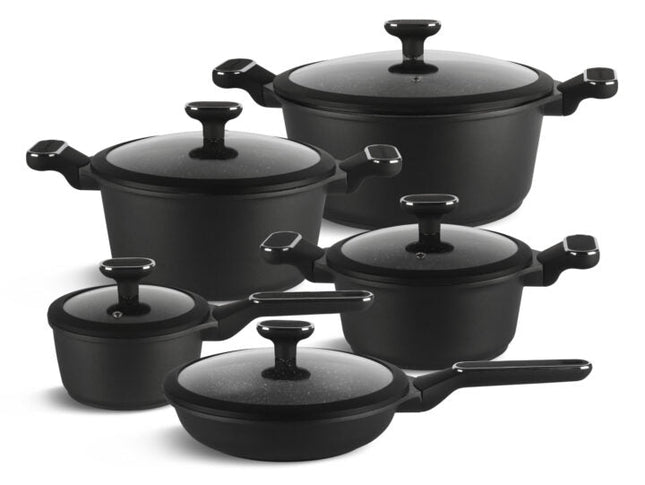 10-piece Luxury Cookware Set Aluminum