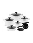 12-piece Luxury Cookware Set Aluminum