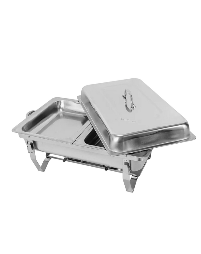 Chafing Dishes 11LitersBrand new!!!
Chafing Dish Set Food Warmer Buffet  Catering Stainless Steel
Available in single, double, triple
 Included: 
Dish 
Dish Stand 
Heating bowl capacity to