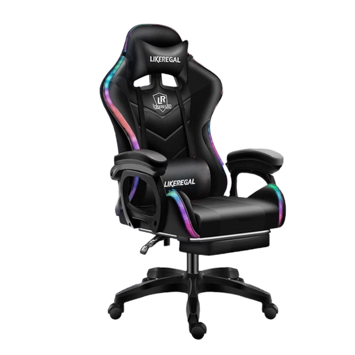 Gaming Chair with Speaker and RGB Led