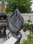 Garden Hanging Egg Chair CoverEgg chair cover: Protect your hanging egg chair with a waterproof cover.
Protection: Made of 210D woven polyester material, this cover is strong, waterproof and UV-r