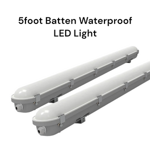 5 FT Foot LED Double, Batten light Waterproof IP65 60w 6000 lumen 150cm