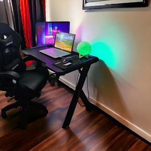 Gaming PC Table With LED lights