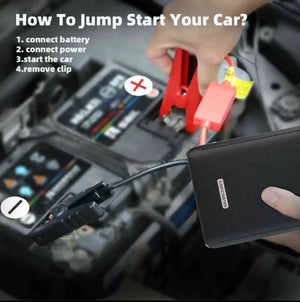 Portable mini Car Jump Starter Booster Emergency Starting Power Supply Power Bank