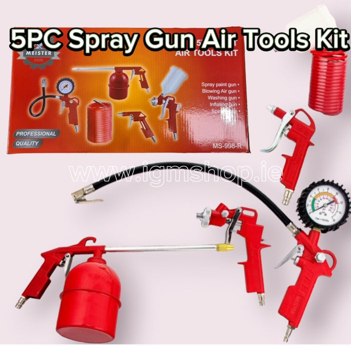 5PC Spray Gun Air Tools Kit