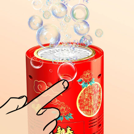 Firework Bubble MachineThis bubble blower has 20 holes design, continuous output of hundreds of colorful bubbles, very fantastic and attractive, loved by children, let the children immersi