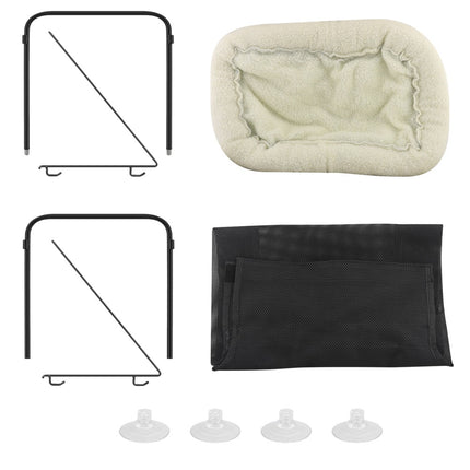 Cat Window Hammock with Fleece Bed | Strong Suction Mount | Large Cat Window Seat