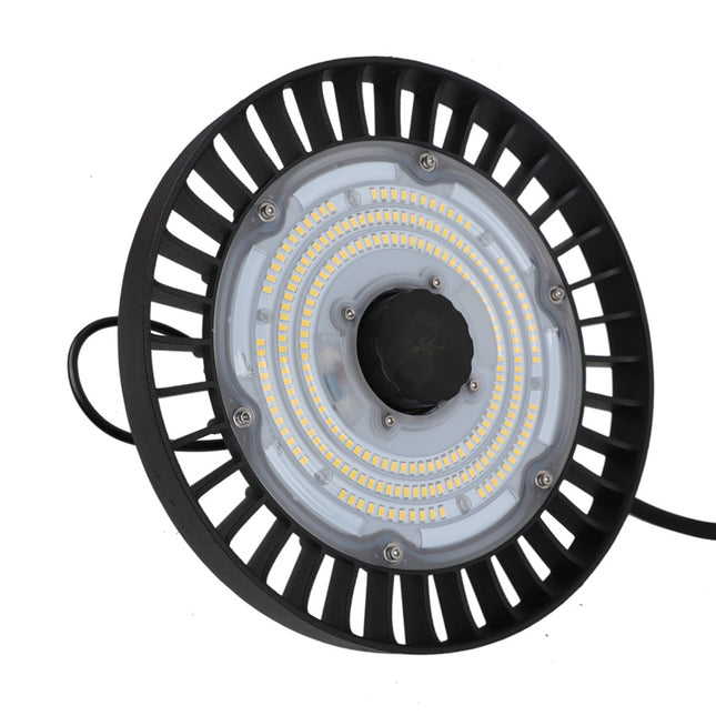 UFO LED High Bay Light 200W with Integrated Microwave Motion Sensor – 6500K, IP65