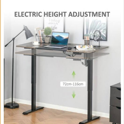 Height-adjustable electric desk