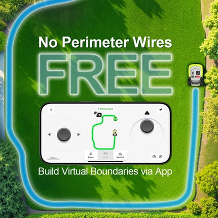 Robotic Lawn Mower Smart, Wire Free Lawn Care Made Simple