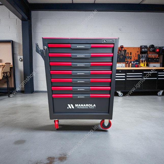 7 DRAWER TOOL BOX CABINET FULL OF TOOLS