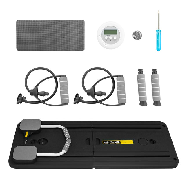 Foldable Pilates Reformer Set, Multifuctional Pilates Board