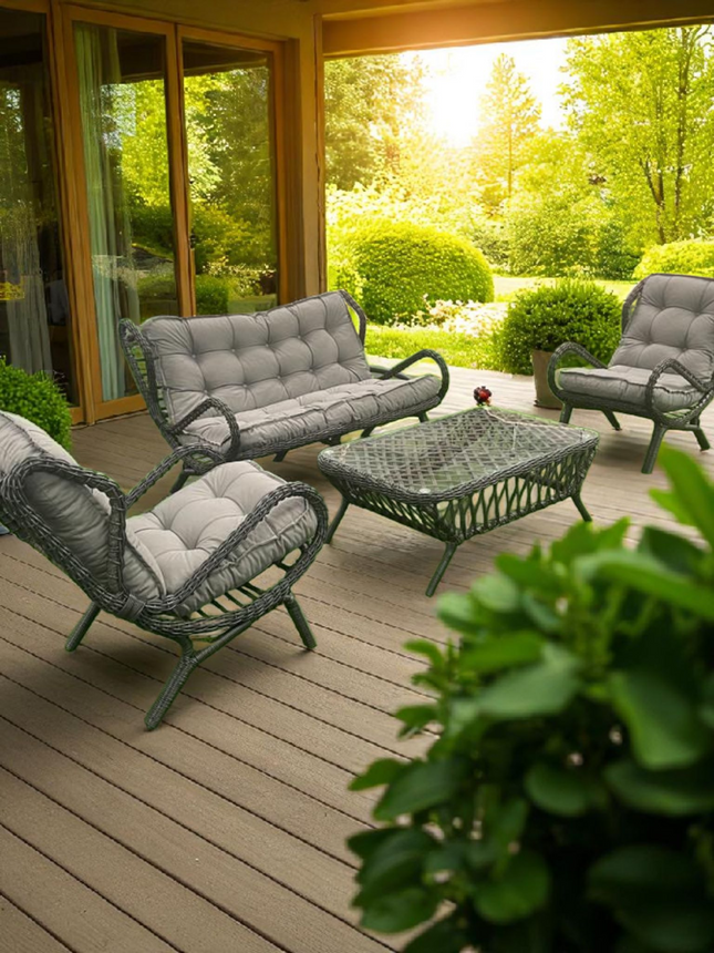 Outdoor Garden Furniture Set with Cushions