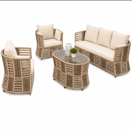4-Piece Outdoor Garden Furniture Set