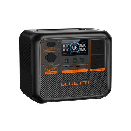 BLUETTI AC70P Portable Power Station 1000W 864Wh