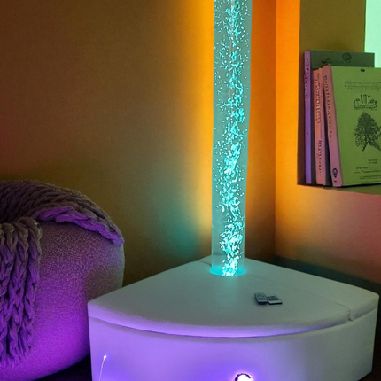 Sensory Fibre Optic Tails with Bubble Tube