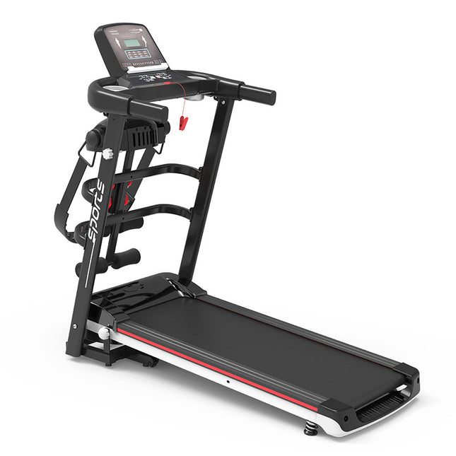 Folding Treadmill with a Massager and Dumbbells12km/h