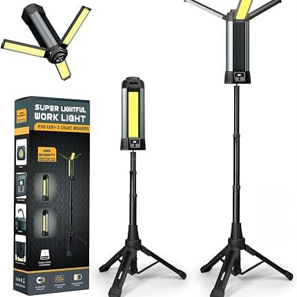 Rechargeable LED Folding Work Light with Tripod