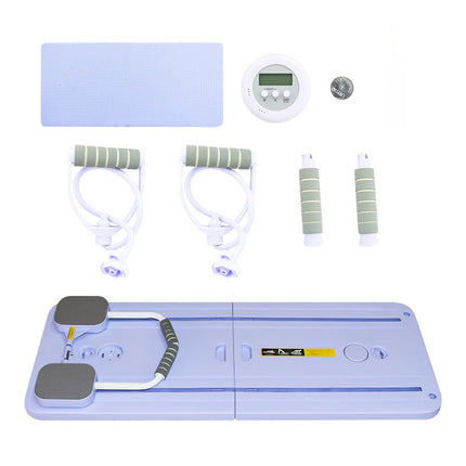 Foldable Pilates Reformer Set, Multifuctional Pilates Board